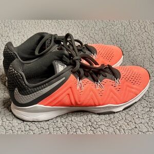 Nike Sportshort 9" Sw Running Shoes Pink And Gray Womens Size 9 852472-600